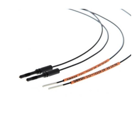 Omron E32-T222 2M E32T2222M,1 OMRON Barrera, head of 2 mm diameter, fiber-R10 standard, cable 2 m